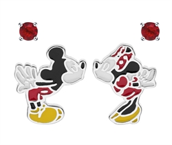 Mickey og Minnie øreringe