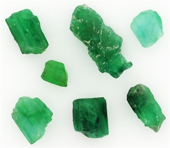 Smaragd krystaller